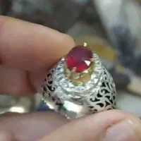 انگشتر یاقوت سرخ طبیعی