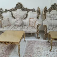 مبل سلطنتی با جلومبلی ورومبلی