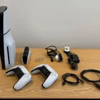 PS5 SLIM DRIVE 1TRA دو دسته اصلی