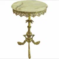 میز تلفن برنز