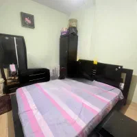 تخت دونفره  دراور کمد واینه