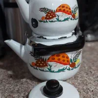 کتری قوری سفید