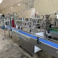 دستگاه پرکن مایعات خطی ۶ نازل