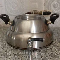 کتری استیل شیر دار روگازی سالم