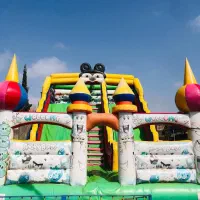 ماشین باگی ، رباط پشمکی، ایرهاکی و سرسره بادی
