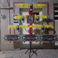 چلچراغ چوبی همراه  وسایل
