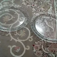 ۲عدد دیس شیشه فرانسه انگشتی قطر دیس ۴۰