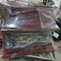 بخاری شومینه اصلی دوشعله ودو رگلاتور کلاسیک قشنگ