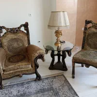 مبلمان استیل منبت کاری با ناهارخوری