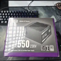 پاور کامپیوتر ۵۵۰ وات کولر مستر ۵ سال گارانتی نو