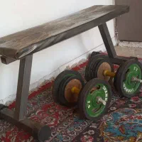 20 کیلو دمبل - میز نیکمت بدنسازی خانگی - کیسه بوکس
