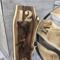 تولید ساعت چوبی / میز عسلی چوبی