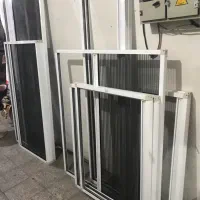 ساخت و تعمیرات پنجره شیشه دوجداره upvc توری پلیسه