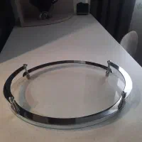 سینی شیشه ایی ۷۰۰ تومن دیس،گرد ۵۰۰ تومن