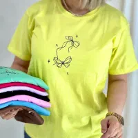 تیشرت چاپ پاپیون و پروانه