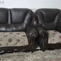 مبلمان پنج نفره شرکتی دوخت تهران چوبی راش