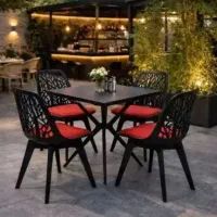 میز و صندلی کافه رستوران پلاستیکی ناهارخوری 3842