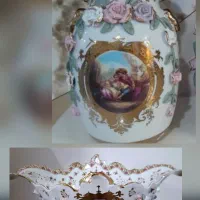 گلدان و کشکول سایز بزرگ گل برجسته