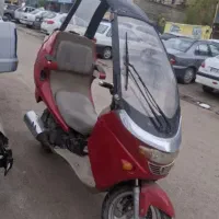 متورسامان سقف دار پلاک  نمیخواد پلاک نداره بنزین