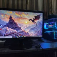 مانیتور ۱۹ سامسونگ LEDبا کیفیت همراه با ادابتور