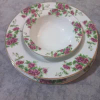 سرویس چینی گل سرخی