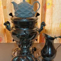 سرویس سماورکامل ۶لیتری بدون کوره