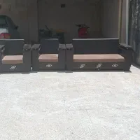 مبل ۸نفره چرم بدون  پارگی
