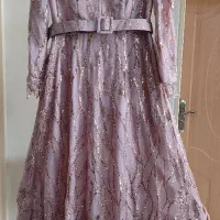 لباس مجلسی سایز ۴۰ تا ۴۴ و کفش و روسری