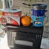 سماور پکنیک چای ساز سه فیتیله و