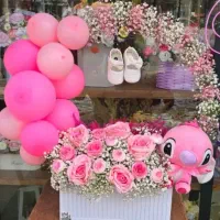 باکس و دسته گل نوزادی (مصنوعی)