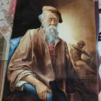 تابلو فرش پنجاهی ابریشم