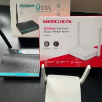 3 مودم روتر Vdsl/adsl plus در حد نو. زیر قیمت
