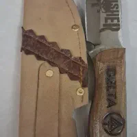 چاقوی بوشکرفت۲۲cm(دلتا فورس)،تیغه ضخیم۶mm غلاف چرم