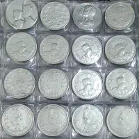 اسکناس شاهی و جمهوری سکه نقره قاجاری