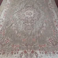 دوتخته فرش ۹متری ماشینی گردویی رنگ