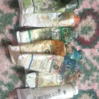 قلم مو و رنگ روغن