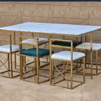 میز غذا خوری ۴ نفره متفاوت کد S8 (صنعت گستر آرامو)