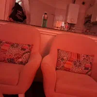 مبل صورتی تک نفره