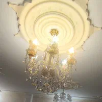 فروش لوستر ۶ شاخه لاله ای