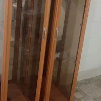 دو عدد بوفه ویترینی چوبی شیک و جادار