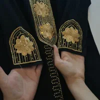 عبا ترمه دوزی شده ی زیبا هدیه از کربلا