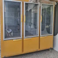 یخچال سوپرمارکتی سه درب کار کرده