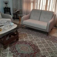 پرده وکنار کتان طلا کوپ واتاق خواب