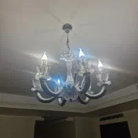 یه جفت لوستر کریستال چک