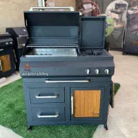 باربیکیو 1 متری 5 کاره داخل استیل