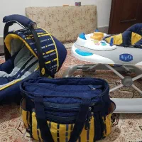 روروئک و کریر و ساک نوزاد تمیز سالم و کم کارکرد