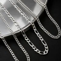 دستبند نقره ۹۲۵دست‌ساز، کارتیه و فیگارو با آبکاری