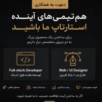 دعوت به همکاری برای راه‌اندازی استارتاپ