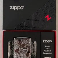 زیپو اژدها و ققنوس zippo armor dragon&phonix