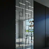 اینه دفرمه تراش دار